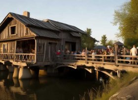 桥边故事馆，桥边的故事