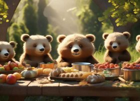 儿童故事熊妈妈请客；幼儿故事熊妈妈请客