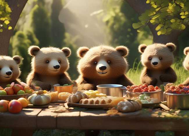 儿童故事熊妈妈请客；幼儿故事熊妈妈请客