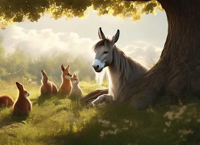 讲驴的故事 驴的寓言故事 讲驴的故事 驴的寓言故事