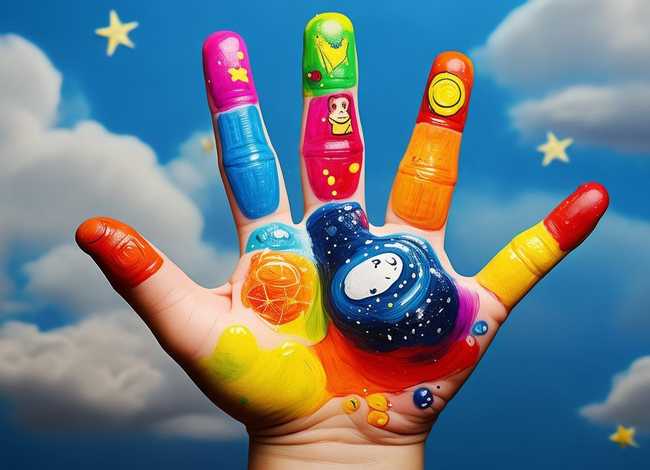 手儿童画图片(儿童手画图片大全 创意) 手儿童画图片(儿童手画图片大全 创意)