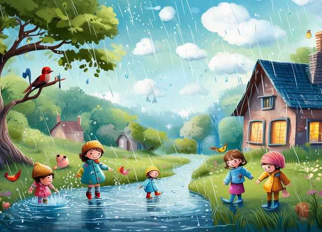 雨的故事绘本 - 有关雨的绘本故事 雨的故事绘本 - 有关雨的绘本故事