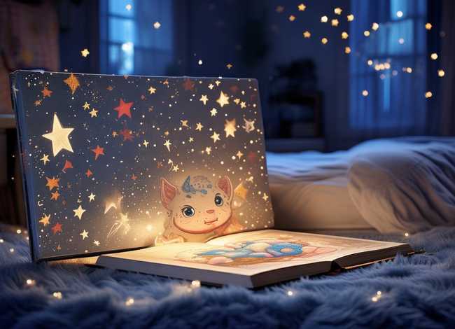 三百六十五夜儿童故事图片；三百六十五夜睡前故事图片