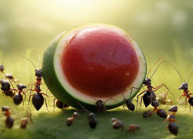 蚂蚁吃西瓜故事,蚂蚁吃西瓜这个故事怎么写 蚂蚁吃西瓜故事,蚂蚁吃西瓜这个故事怎么写