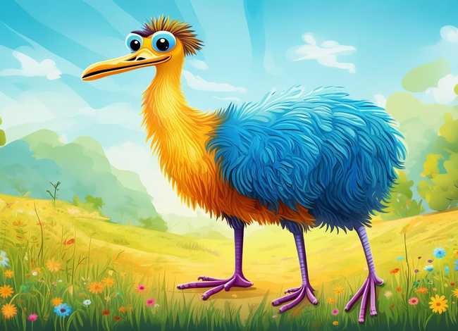 鸵鸟儿童版，儿童歌曲鸵鸟
