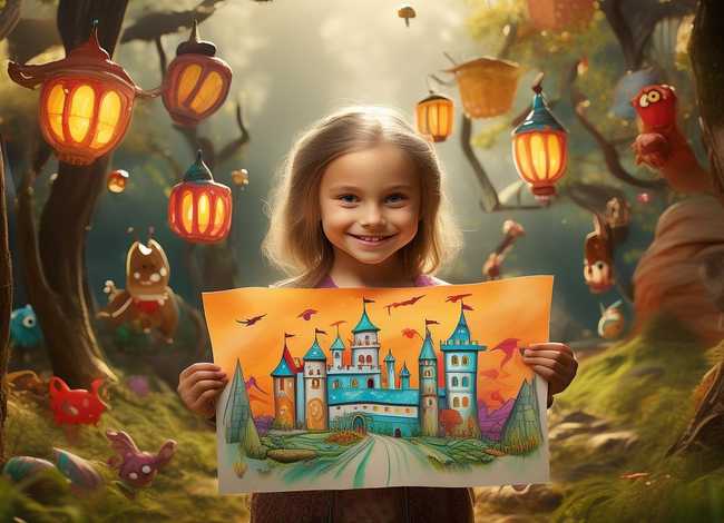 贴画的故事、我的创意贴画故事 贴画的故事、我的创意贴画故事