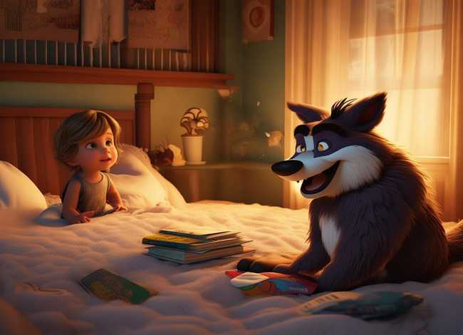 3岁儿童故事睡前大灰狼，3岁宝宝睡前故事大全大灰狼