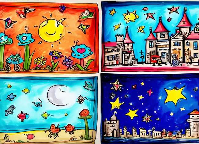 儿童手绘故事、幼儿手绘画故事4图