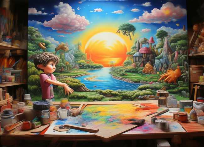 绘画小故事(绘画小故事图片大全) 绘画小故事(绘画小故事图片大全)