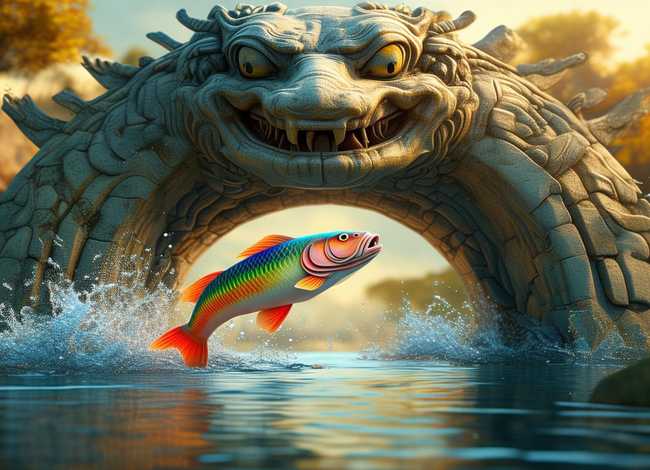 小鲤鱼跳龙门故事免费听；小鲤鱼跳龙门故事免费听完整版