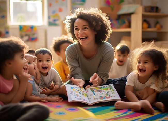 在儿童之家给小孩讲故事 儿童之家对于孩子的帮助