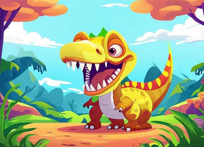 儿童故事画报·恐龙密码；恐龙故事简笔画