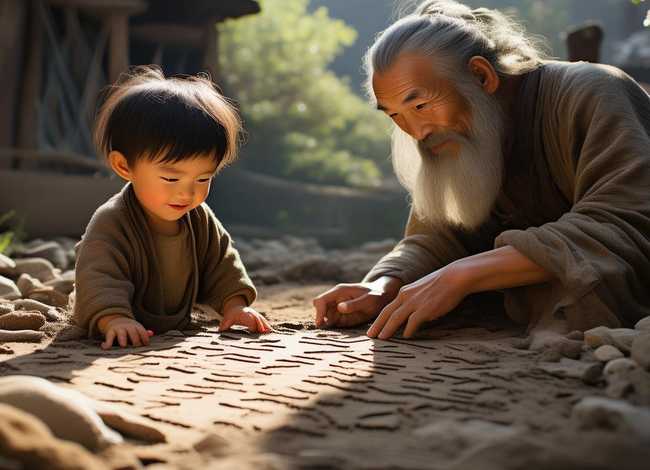 谷雨仓颉造字的儿童故事图片 有关谷雨仓颉的故事 谷雨仓颉造字的儿童故事图片 有关谷雨仓颉的故事