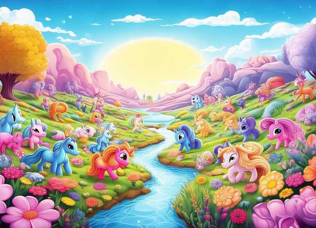 小马宝莉儿童涂色画、小马宝莉儿童涂色画打印大全