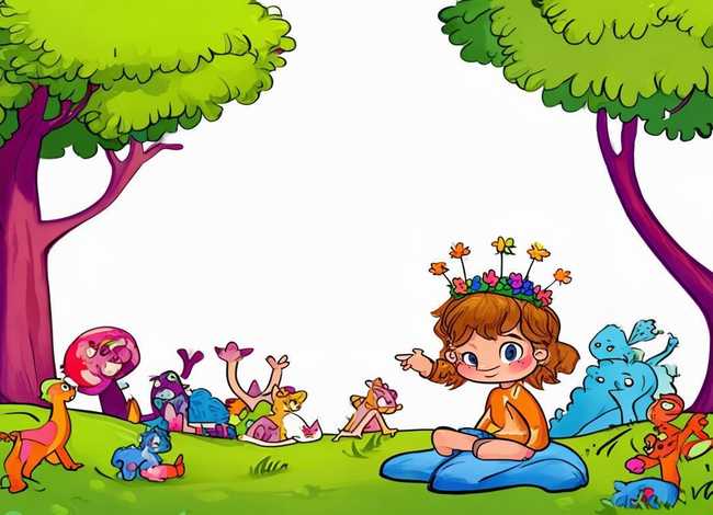 儿童手绘故事画5页，幼儿手绘故事