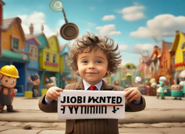 儿童故事《小孩找工作》 儿童找工作求职