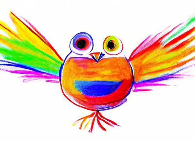 鸟儿童画简笔画 - 鸟儿童画简笔画图片7-12