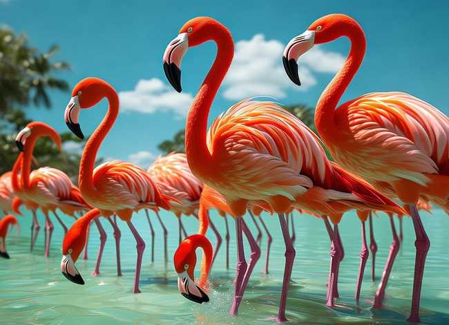 关于火烈鸟的儿歌，关于火烈鸟的儿歌歌词