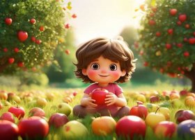 儿童简短小故事苹果，苹果小故事幼儿