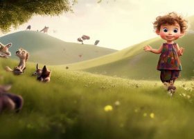 讲故事儿童故事狼来了有图片，幼儿讲故事狼来了