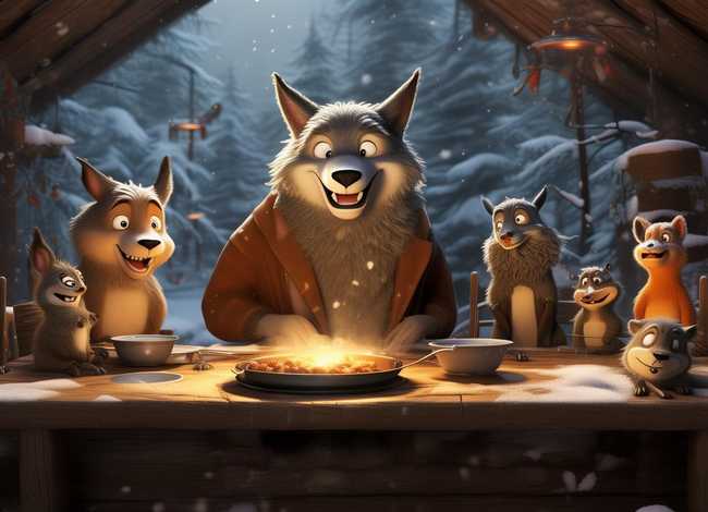 老狼请客故事 老狼请客故事音频 老狼请客故事 老狼请客故事音频