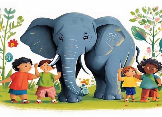 儿童故事盲人摸象文字版 盲人摸象幼儿故事文字