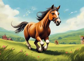 战马儿童版早教故事（小战马绘本故事）