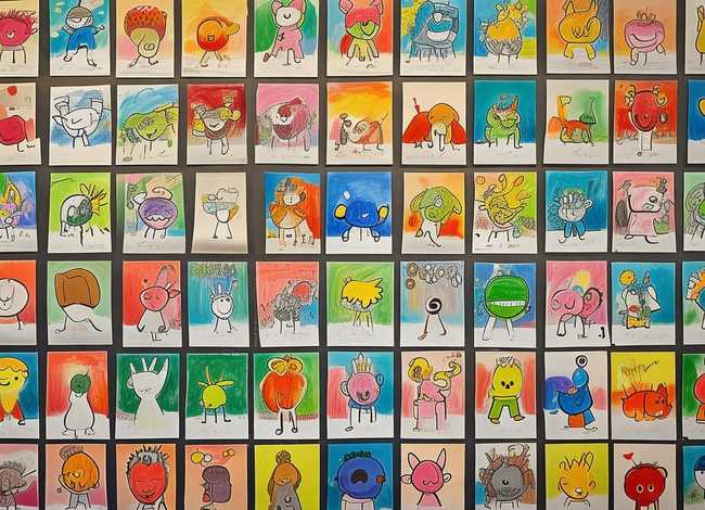 儿童画作品图片故事 儿童画作品图片大全 简笔画