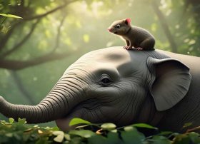 老鼠吃大象故事原文（老鼠吃大象故事原文图片）