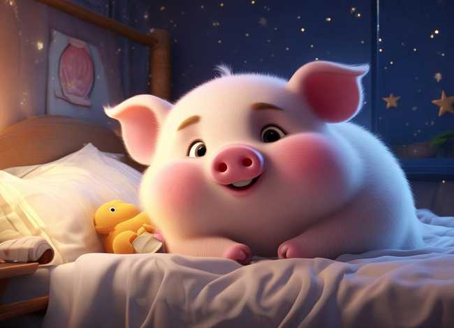 大肥猪的儿童睡前故事；大猪猪的睡前小故事