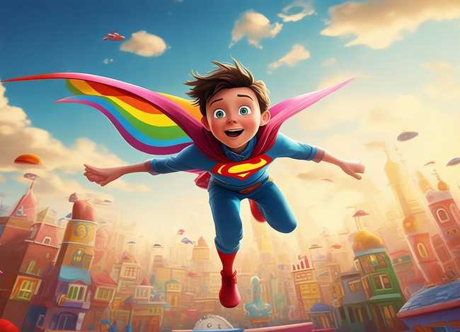 儿童超人故事绘本 超人的绘本故事