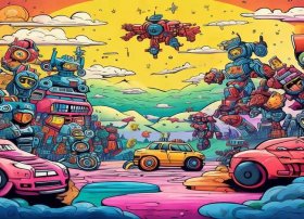 变形金刚儿童画、变形金刚创意儿童画