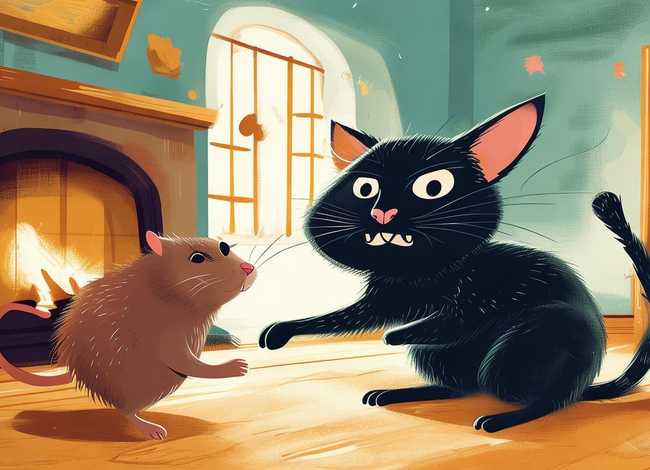 儿童故事猫和老鼠 英语 - 猫和老鼠英语故事对话配图