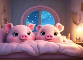 儿童睡前故事文字版小猪、小猪猪睡前小故事