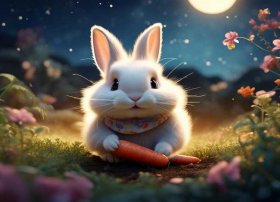 儿童睡前故事完整版小兔子拔萝卜；小兔子拔萝卜的故事睡前故事视频