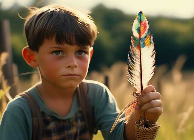 鸡毛信儿童故事简短 - 故事《鸡毛信》