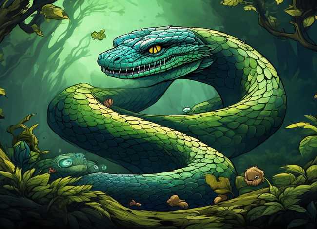 灵蛇寓言故事 - 灵蛇寓言故事这连环画漫画图片AI制作 灵蛇寓言故事 - 灵蛇寓言故事这连环画漫画图片AI制作