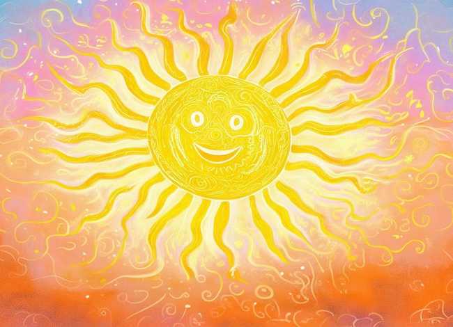 太阳的故事图片（太阳的故事图片简笔画）