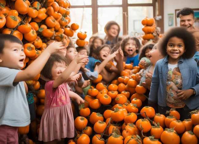 柿子熟了儿童故事(幼儿园的柿子熟了课程故事) 柿子熟了儿童故事(幼儿园的柿子熟了课程故事)