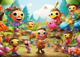 儿童简易故事绘画 - 儿童简单故事绘画本制作