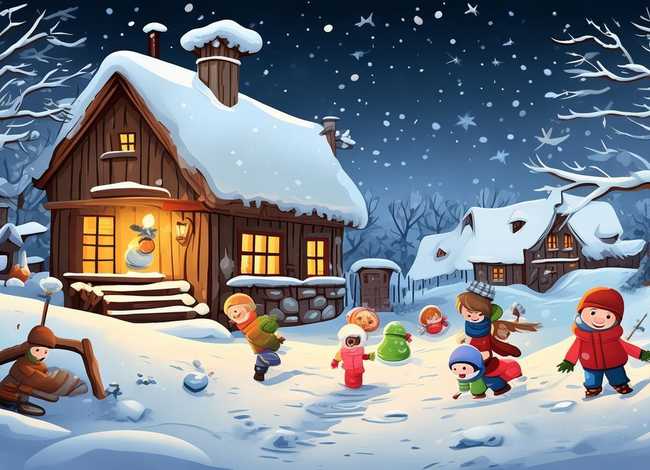 关于冬天的儿童故事视频、幼儿关于冬天的故事
