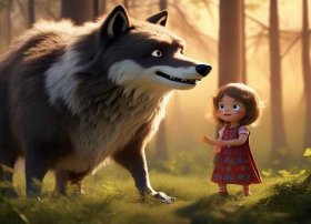 儿童大灰狼的故事文字版 - 少儿故事大灰狼的故事