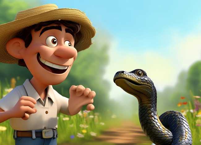 儿童故事农夫与蛇ppt、幼儿故事农夫与蛇主要内容