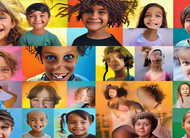 儿童自画像简笔画图片大全，儿童自画像简笔画图片大全大图