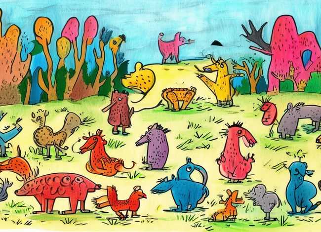 寓言故事儿童画简单画法（寓言故事怎么画 简单）