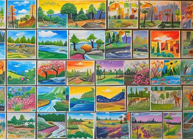 儿童环保绘画作品，儿童环保绘画作品图片大全