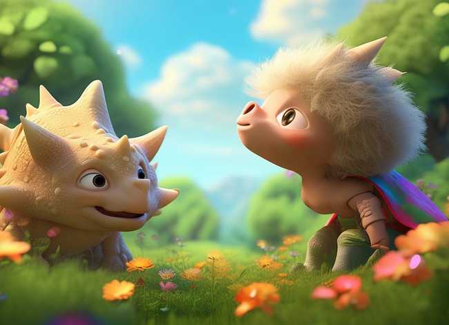 幼儿三角龙故事、三角龙的故事幼儿故事文字版