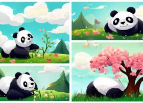 儿童故事熊猫的一天，熊猫的一天绘本故事