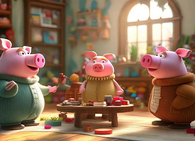 儿童故事音频三只小猪，三只小猪讲故事音频