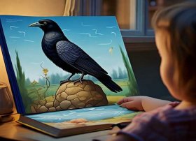 乌鸦喝水故事儿童睡前故事；乌鸦喝水睡前故事在线听